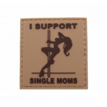 Pitchfork Single Moms Patch - Tan