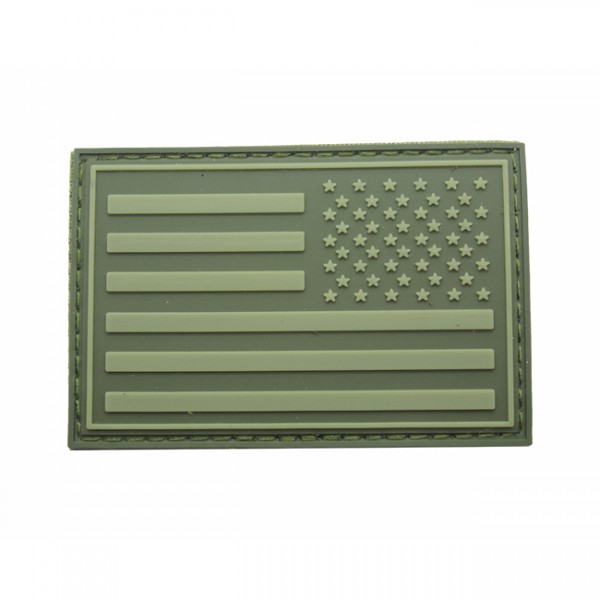 Pitchfork US Right IFF Flag Patch - Olive