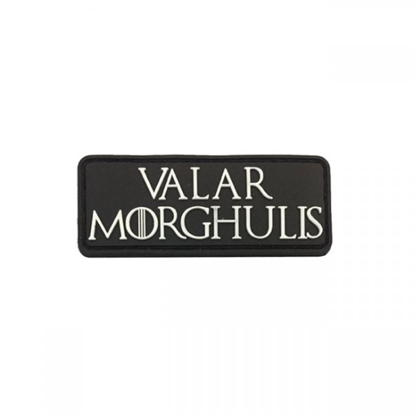 Pitchfork Valar Morghulis Patch - Black