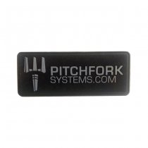 Pitchfork The Brand Patch - Pitch Black