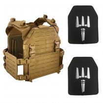 Pitchfork MPC Modular Plate Carrier NIJ Level IV Package - Coyote