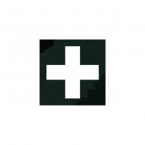 Pitchfork Medic Cross IR Square Print Patch - SwissCamo