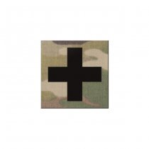 Pitchfork Medic Cross IR Square Print Patch - Multicam