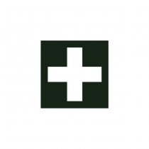 Pitchfork Medic Cross IR Square Print Patch - Ranger Green