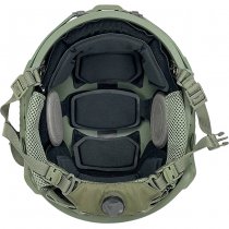 Pitchfork FAST Ballistic Combat Helmet High Cut - Olive - Deluxe - M/L