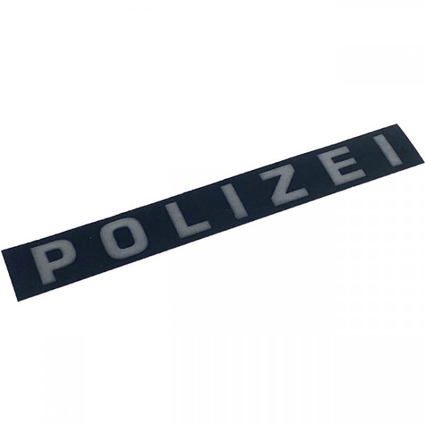 Pitchfork POLIZEI Reflective Face Shield Sticker - Black