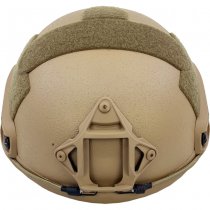 Pitchfork FAST Ballistic Combat Helmet High Cut - Coyote - Deluxe - XL/XXL